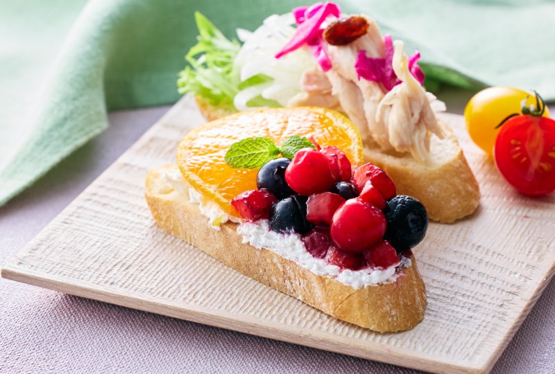 パンも具材も自分スタイルで