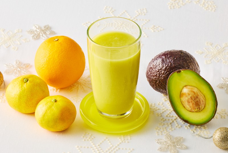 みかんとアボカドのスムージー