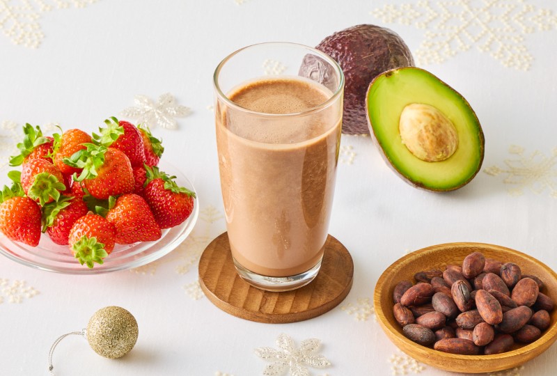 ストロベリーココアスムージー