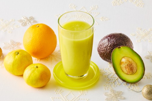 みかんとアボカドのスムージー