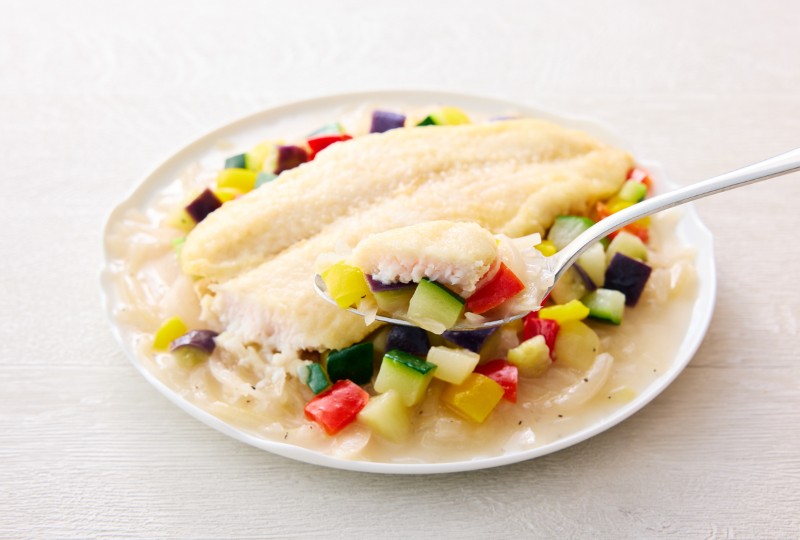 白身魚のマリネ風フィレ