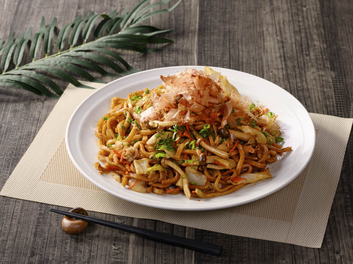 【福岡県産しめじ使用】北九州発祥 焼うどん