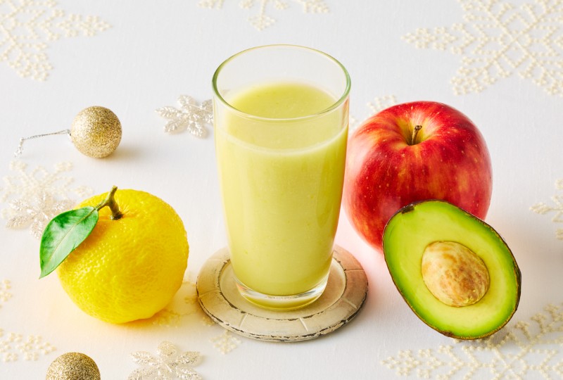 ゆずとりんごのスムージー