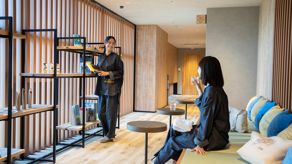 湯上がりラウンジ