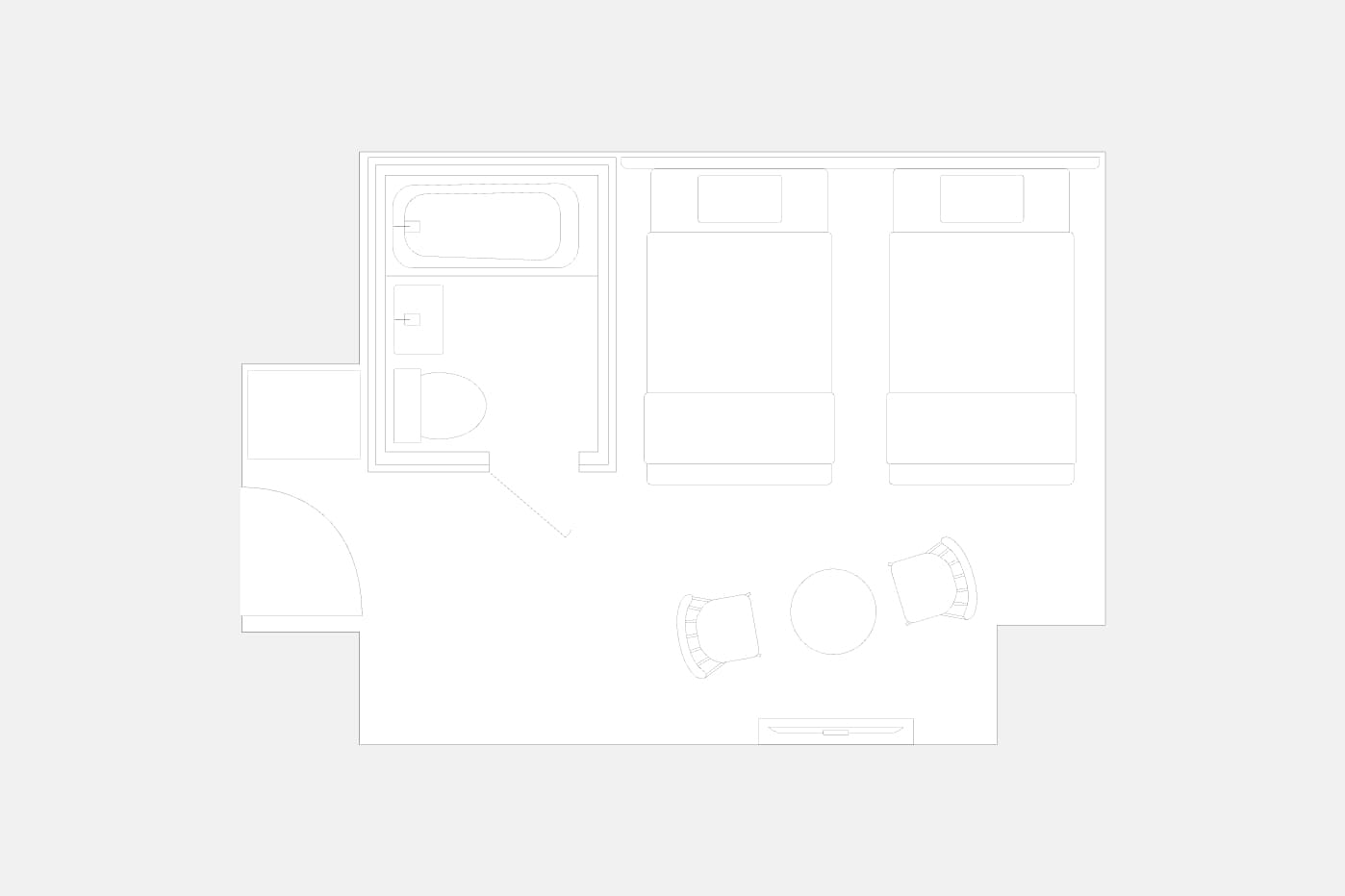 スタンダードツインルーム