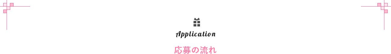 Application　応募の流れ