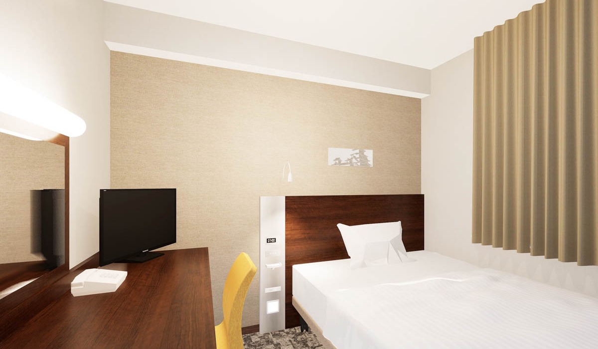 2026年3月リニューアル【ダブルエコノミー】140cm幅のベッドをそなえた快適な客室