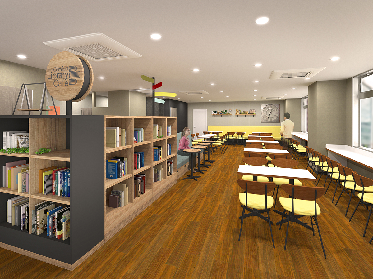 コンフォートホテル仙台東口_Comfort Library Cafe