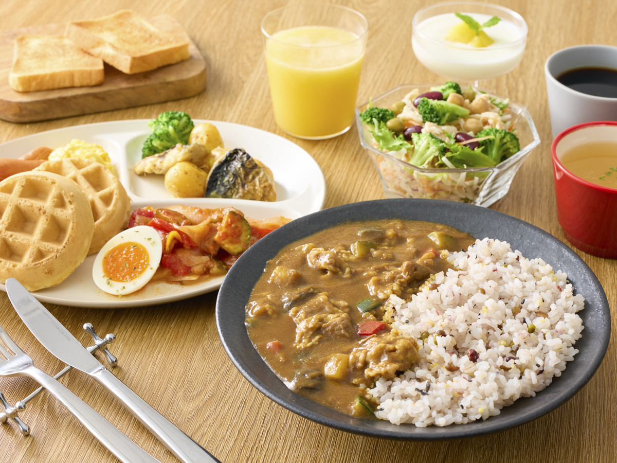 朝食_盛り付けイメージ