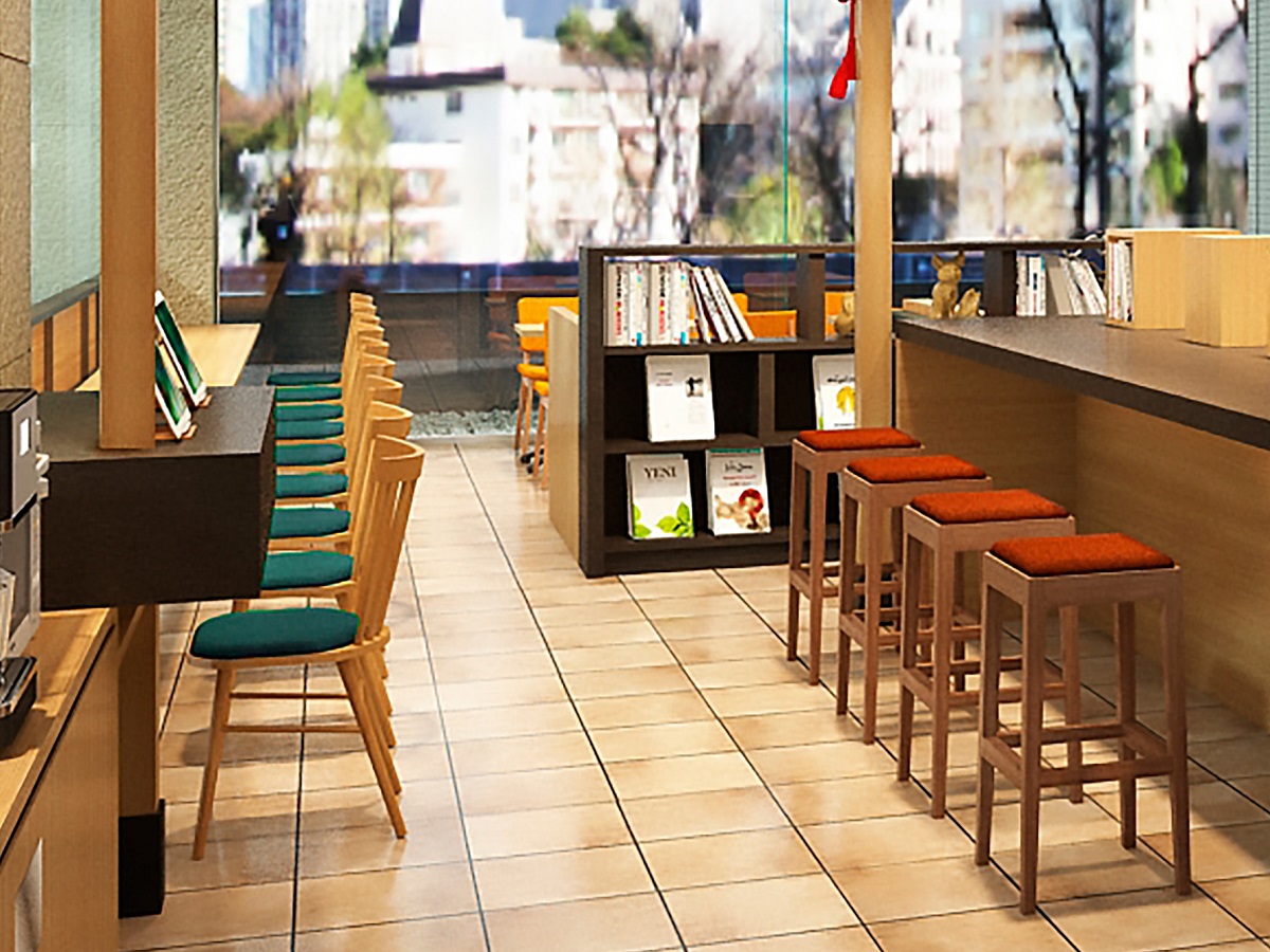 コンフォートホテル豊川_ComfortLibraryCafe_席