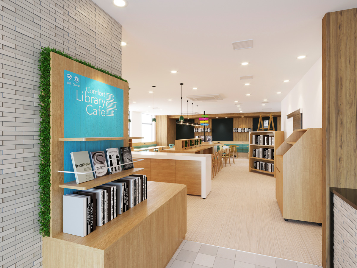 コンフォートホテル札幌すすきの　Comfort Library Cafe