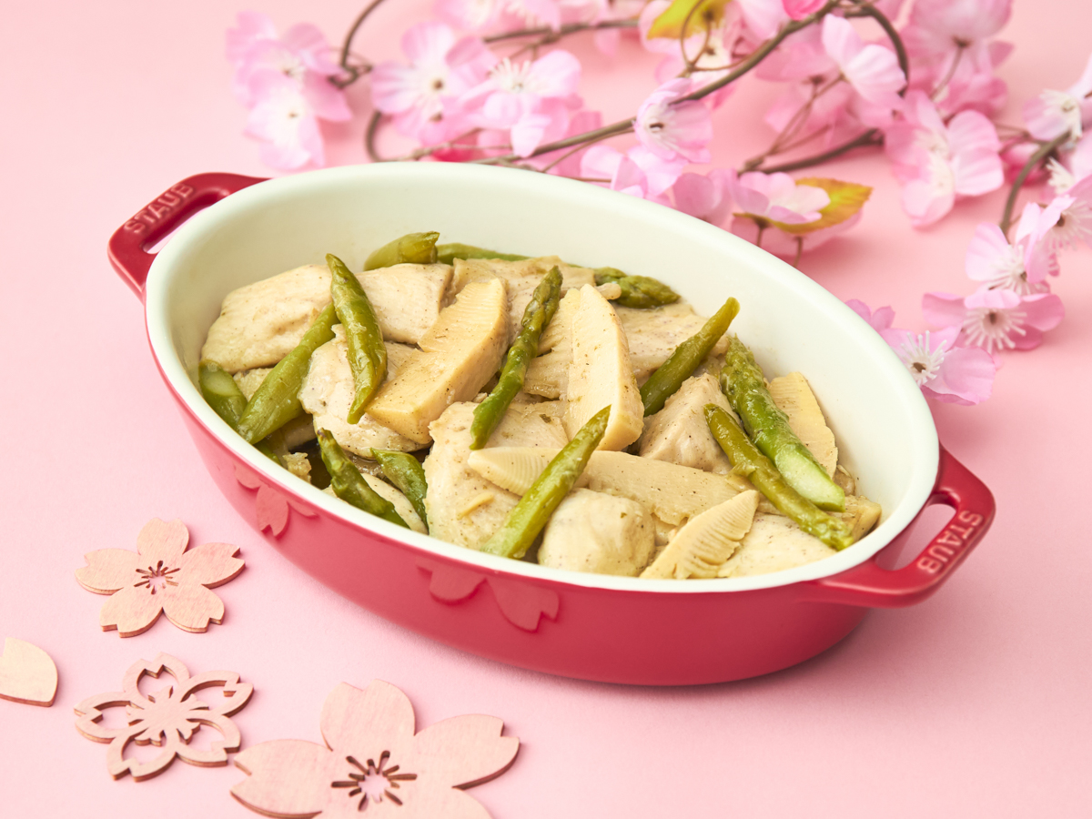 春野菜と若鶏の青じそ風味