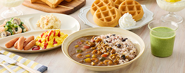 朝食_お腹いっぱいモーニング