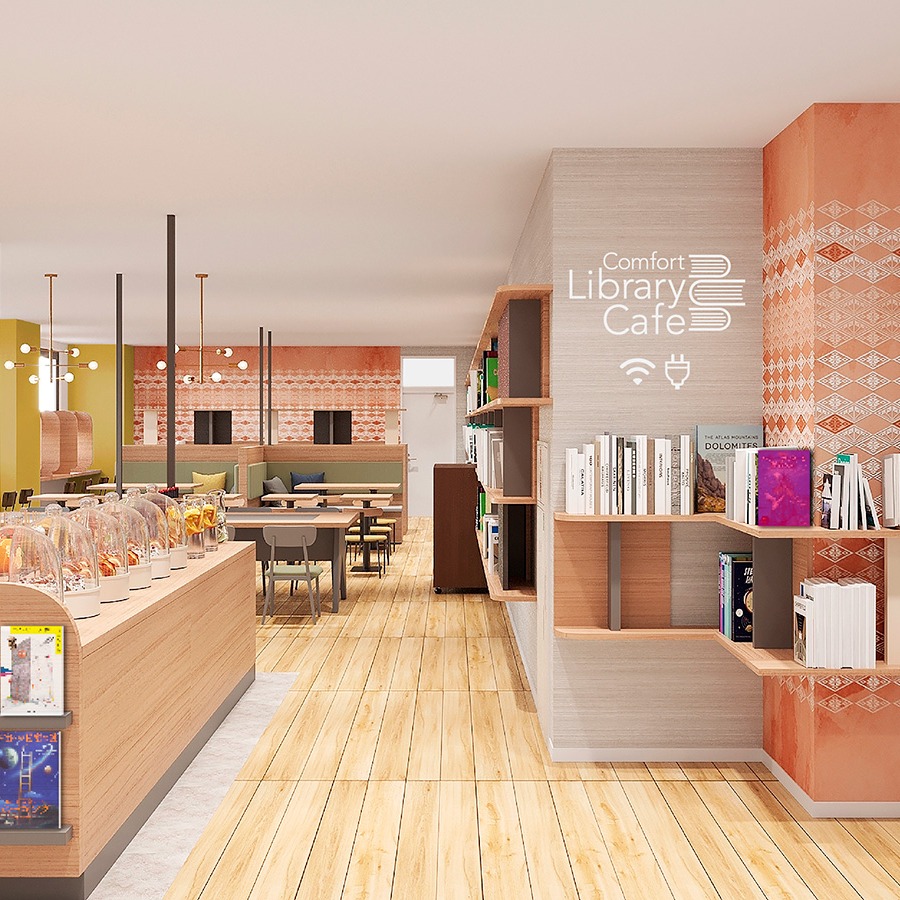 コンフォートホテル八戸　Comfort Library Cafe