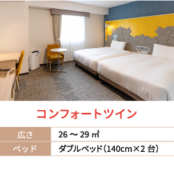 コンフォートスイーツ東京ベイ_コンフォートツイン