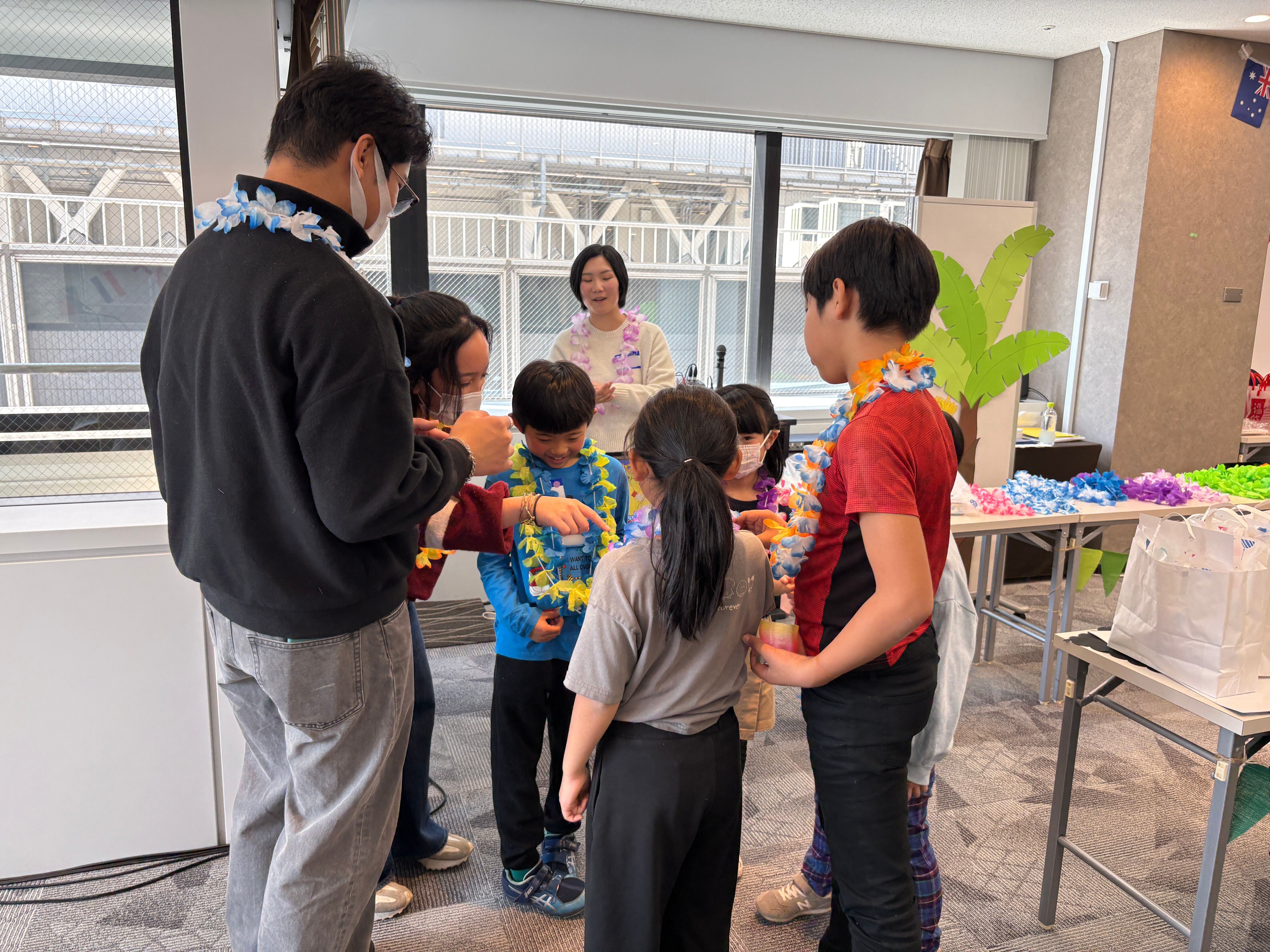 フィリピンブース①「手遊び」