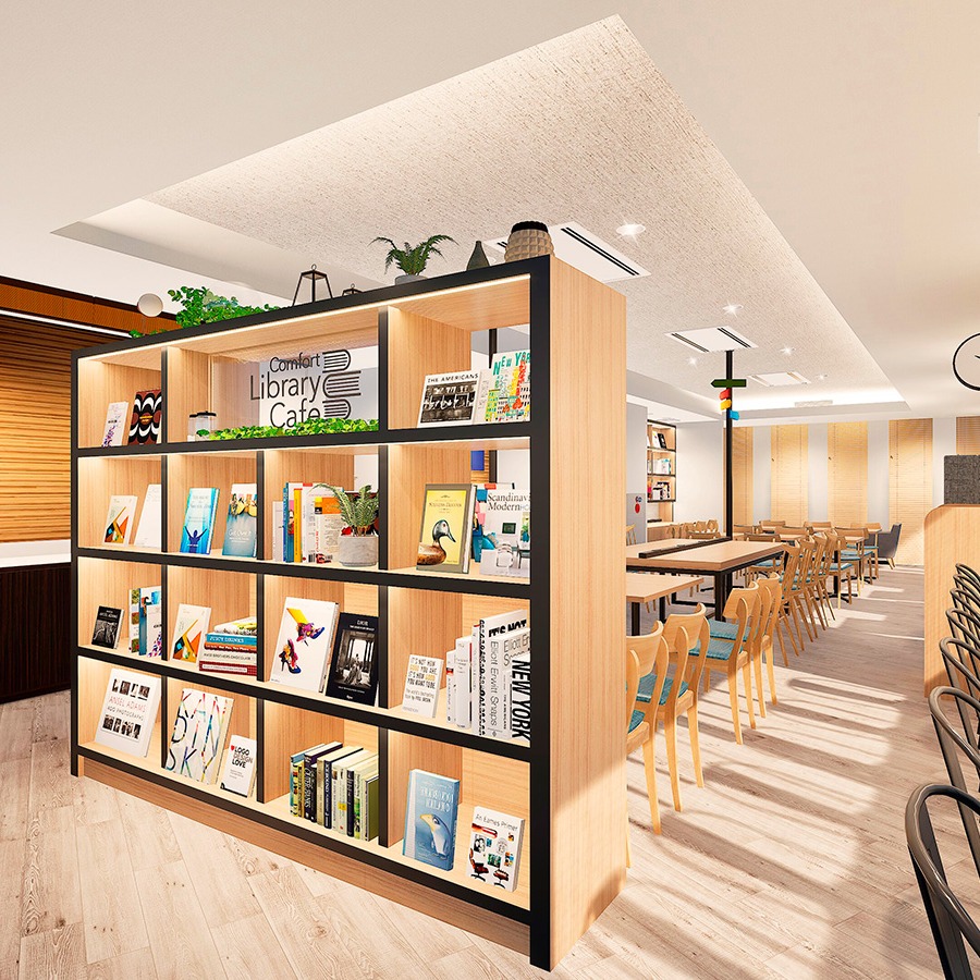 コンフォートホテル東京清澄白河　Comfort Library Cafe