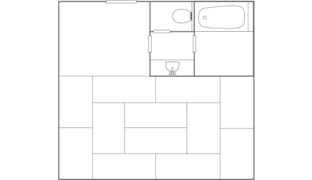 和室_平面図