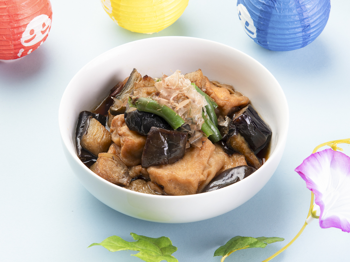 ナスと豆腐の揚げ浸し