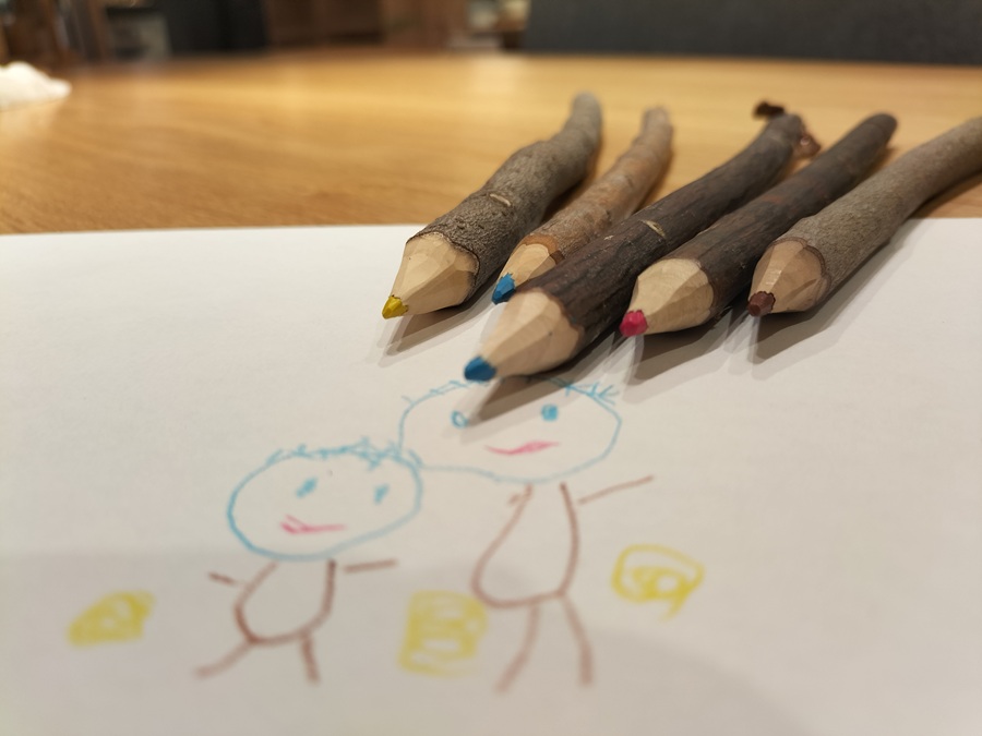 色えんぴつづくり体験のサンプル写真