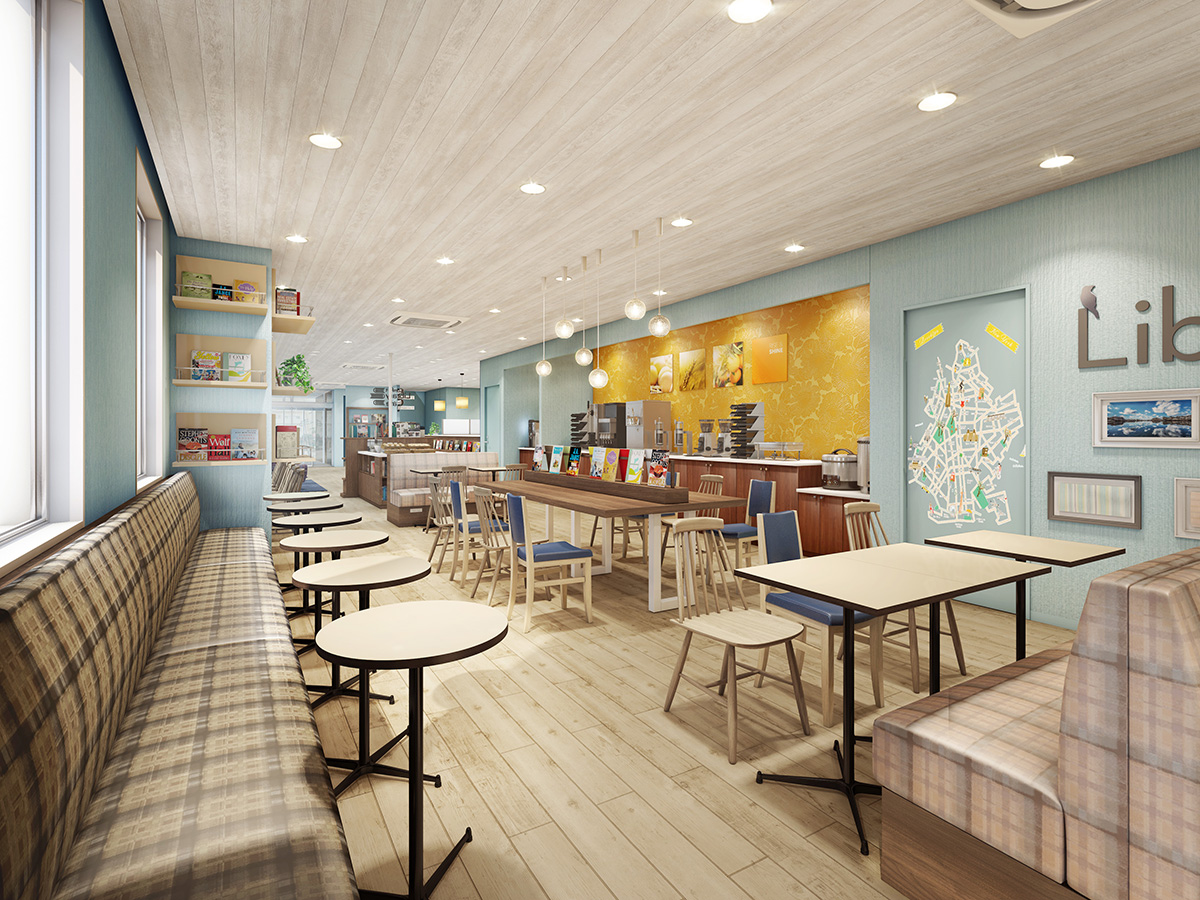 コンフォートホテル新潟駅前 Comfort Library Cafe