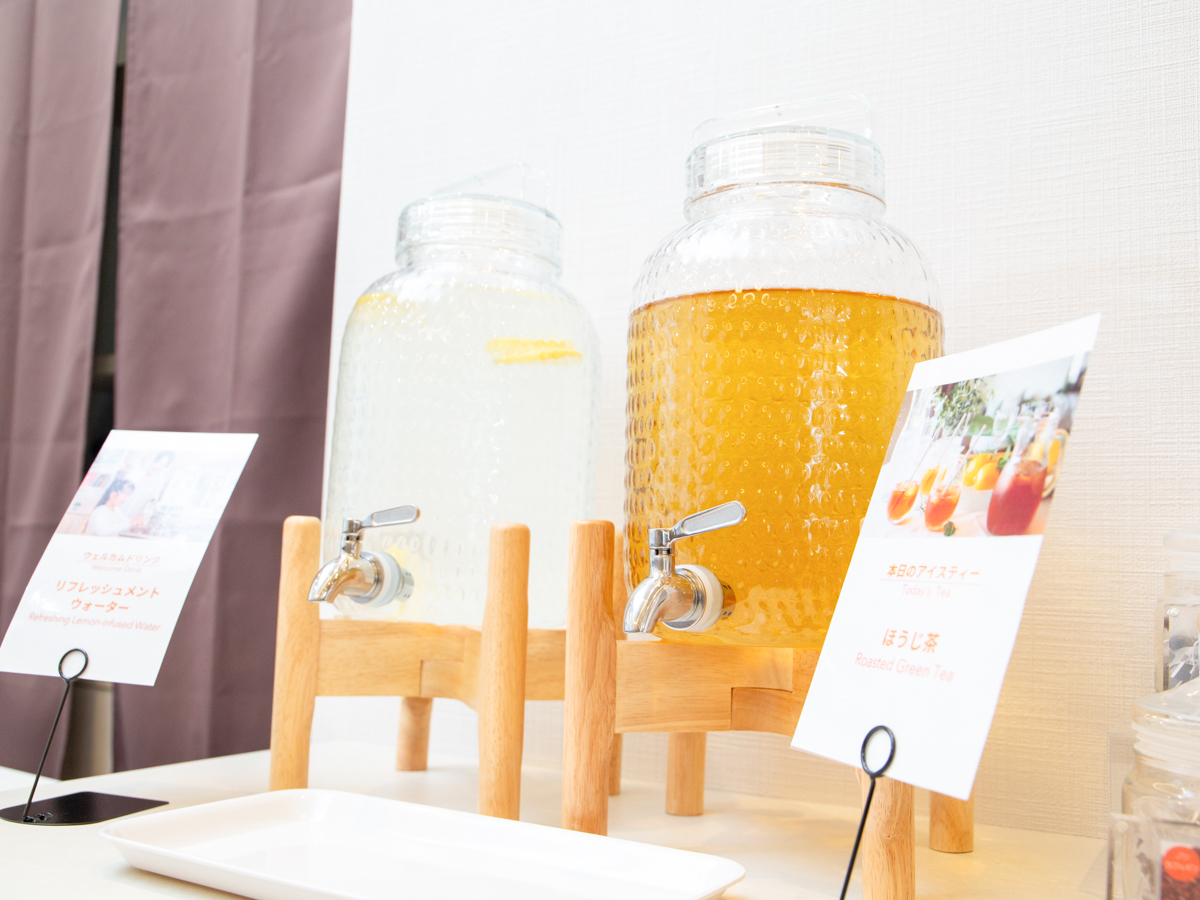 コンフォートホテルERA東京東神田　ウェルカムドリンクサービス