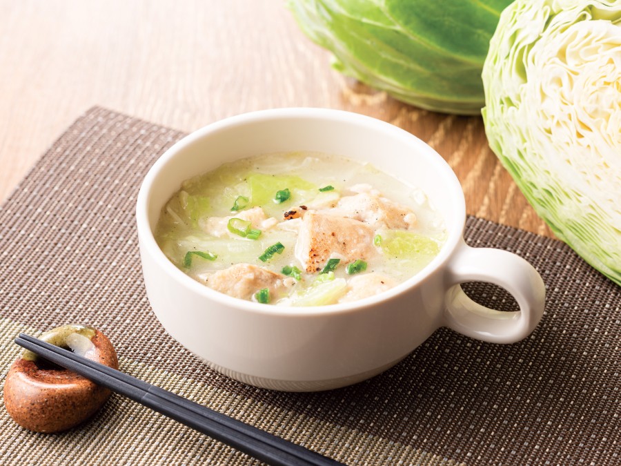 【福岡県産水菜】水炊き風スープ