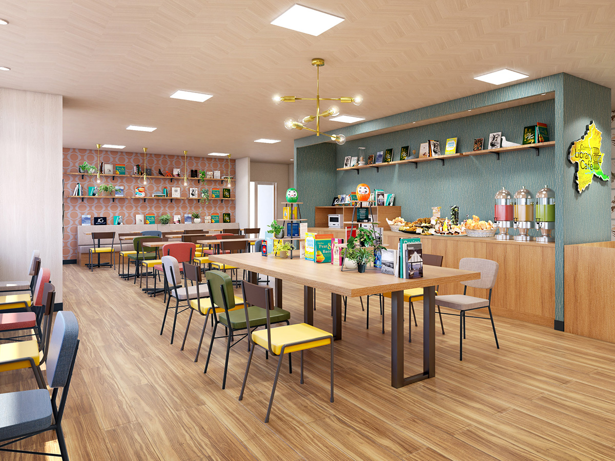 群馬らしさが感じられるComfort Library Cafe(コンフォートライブラリーカフェ)