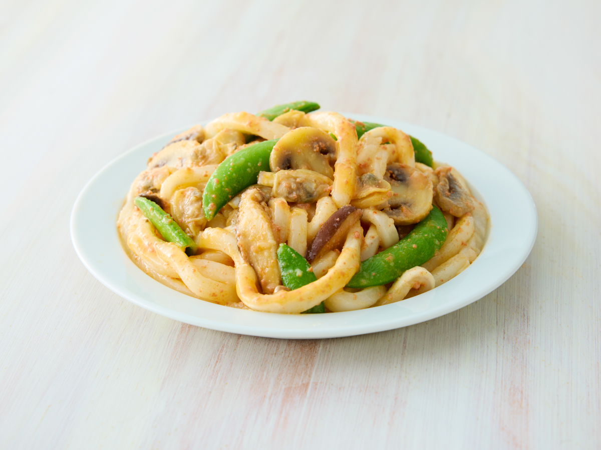 明太あさりうどん