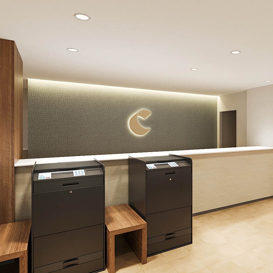 【フロント】深夜のチェックイン・早朝のチェックアウトも承ります。