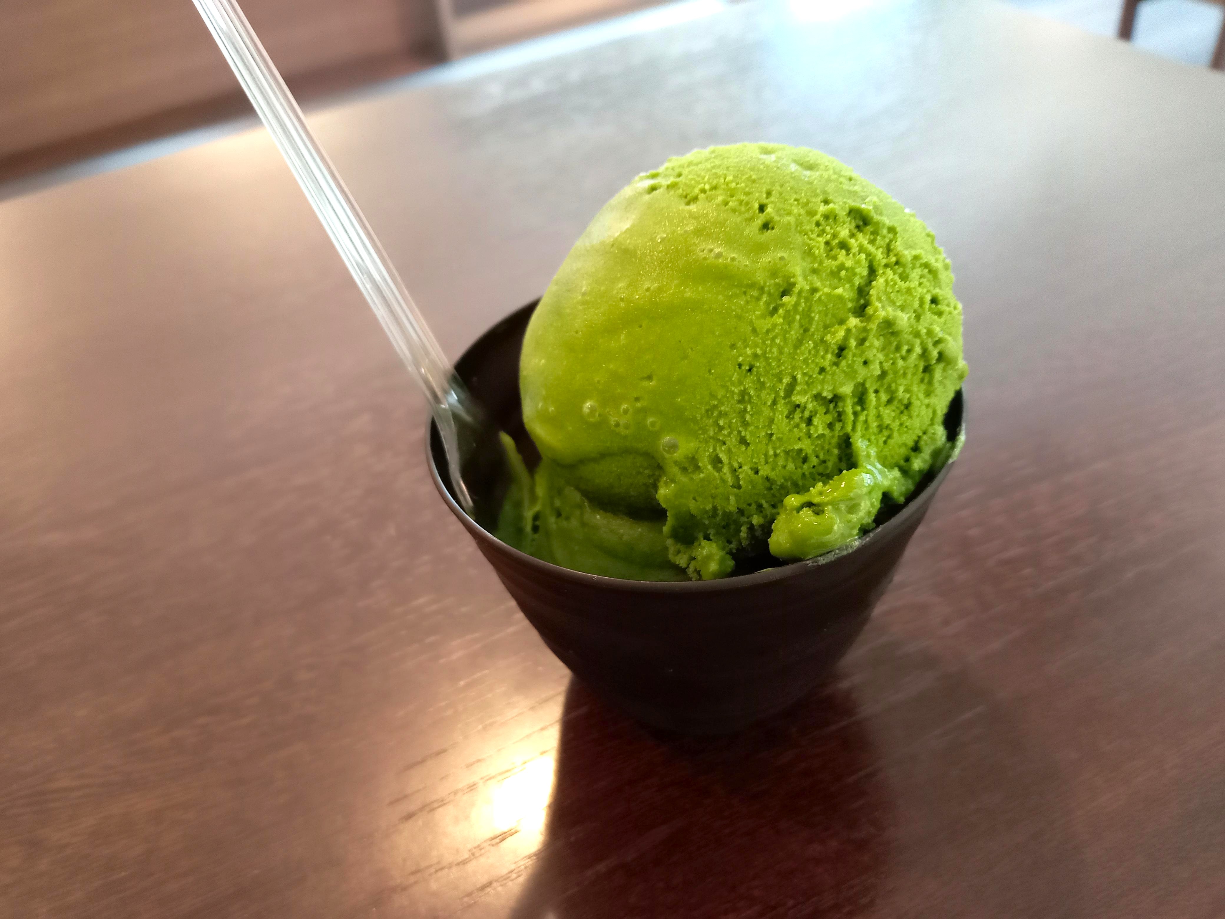 壽々喜園浅草本店の世界で一番濃い抹茶ジェラート