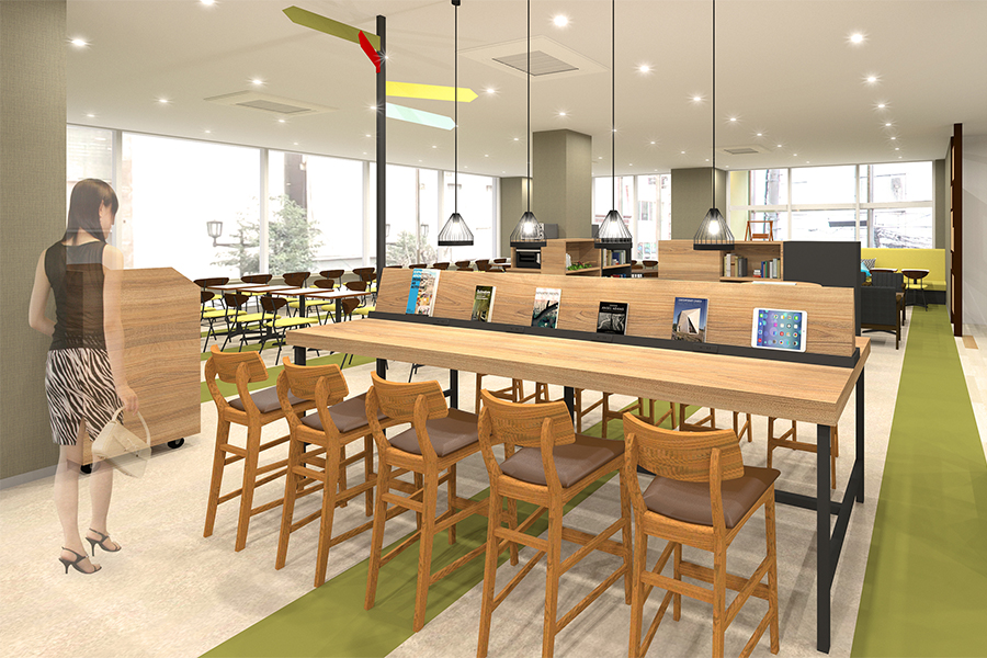 CFH大阪心斎橋_Comfort Library Cafe