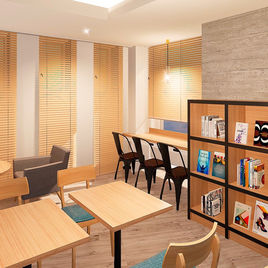 コンフォートホテル東京清澄白河　Comfort Library Cafe