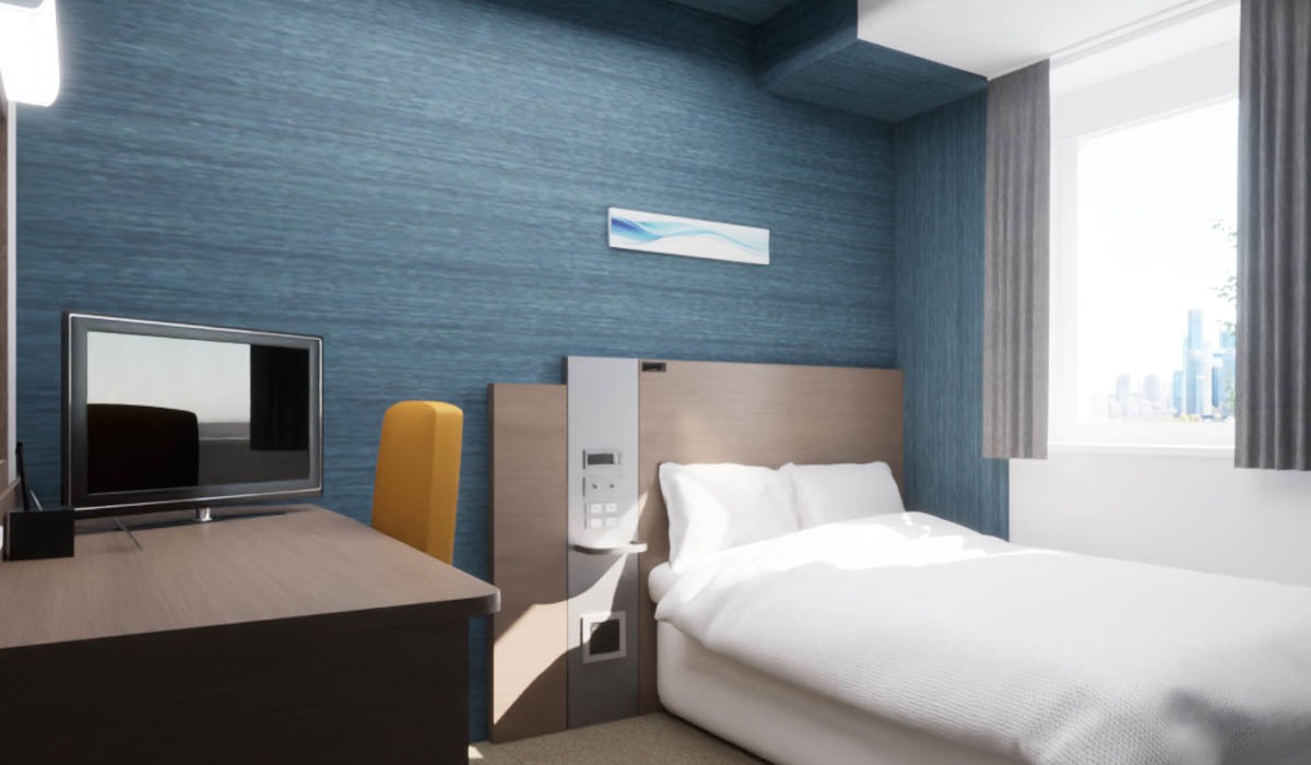 2026年3月リニューアル【ダブルエコノミー】140cm幅のベッドをそなえた快適な客室