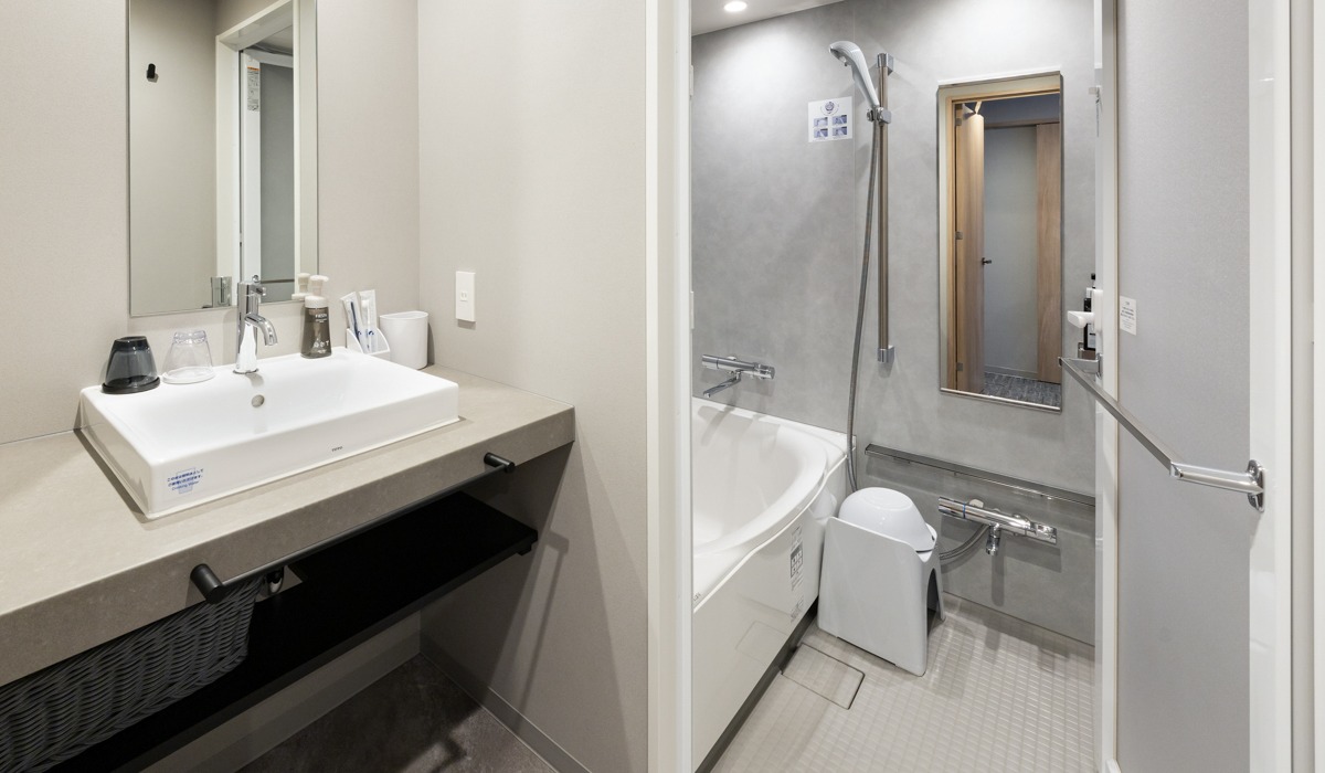 トイレ・洗面台が独立。二人の身支度もスムーズ