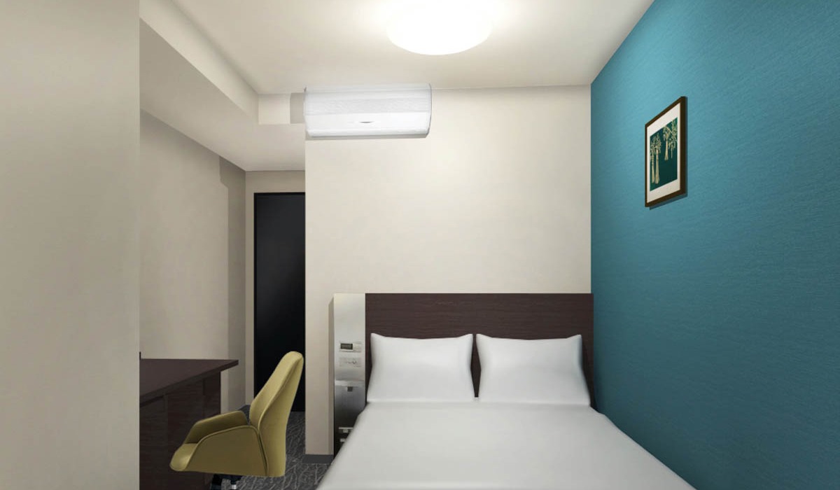 2026年4月リニューアル【ダブルエコノミー】140cm幅のベッドをそなえた快適な客室