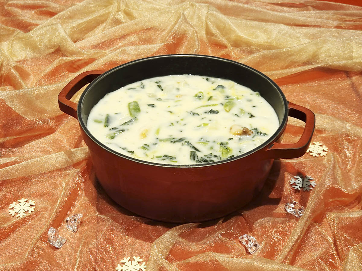 冬野菜のクリームシチュー