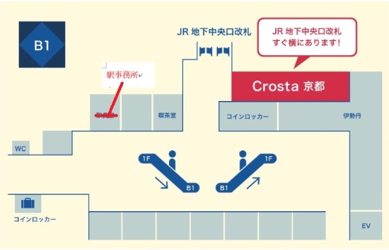 Crosta京都アクセス