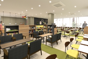 CFH大阪心斎橋_Comfort Library Cafe