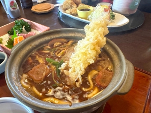 和食麺処朝日屋　大海老天味噌煮込みうどん