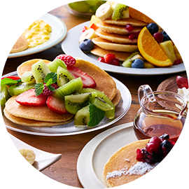 朝が楽しみになるオリジナルパンケーキ