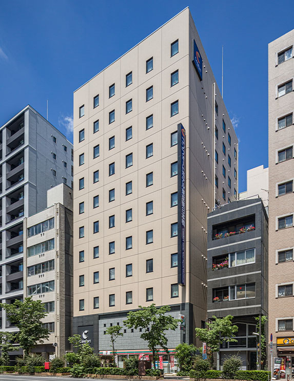 コンフォートホテル東京東日本橋の外観図